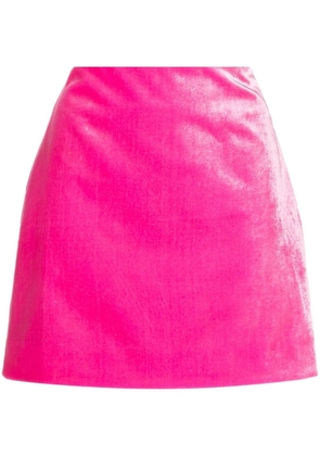 Ermanno Scervino Vevlvet A-line mini skirt - Pink