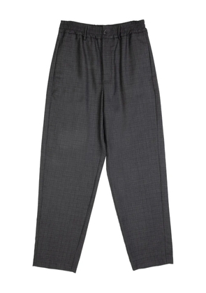 Grifoni elastic-waistband trousers - Grey