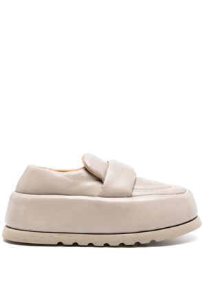 Marsèll 65mm Bombo leather loafers - Neutrals