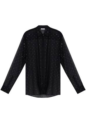 Oséree stud-embellished shirt - Black
