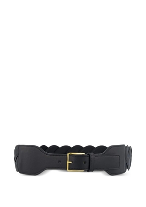 Altuzarra braided calf-leather square-buckle belt - Black