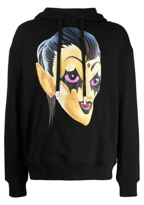 Haculla Golden Lady graphic-print hoodie - Black