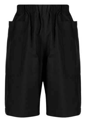 JNBY elasticated-waistband straight-leg shorts - Black