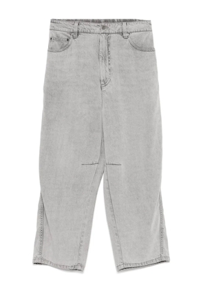 CROQUIS drawstring zip-up jeans - Grey
