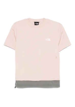 The North Face logo-embroidered T-shirt - Pink