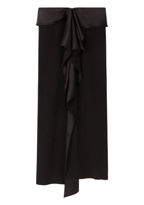 AZ FACTORY ruffled midi skirt - Black