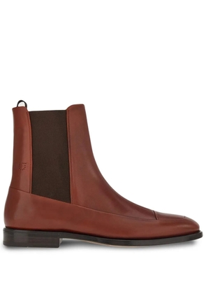 Ferragamo leather ankle boots - Brown