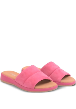 GABOR suede flat sandals - Pink