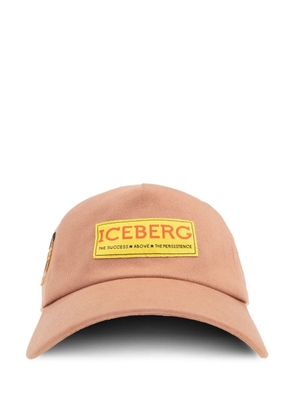 Iceberg logo-print cotton cap - Neutrals