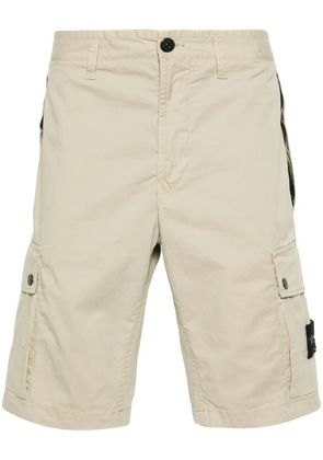 Stone Island Compass-badge cargo shorts - Neutrals