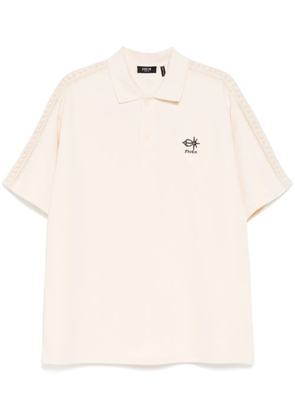 FIVE CM logo-embroidered polo shirt - Neutrals