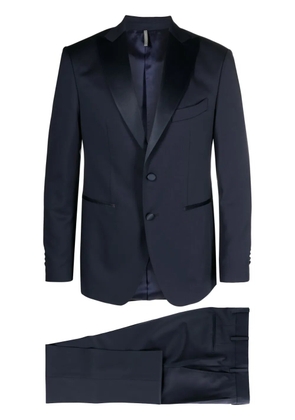Château Lafleur-Gazin peak-lapel single-breasted blazer - Blue