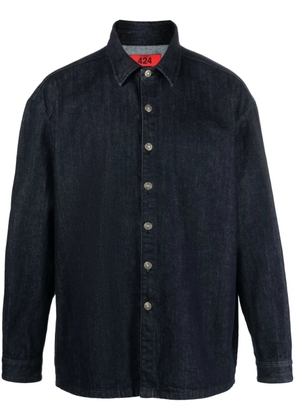 424 long-sleeve denim shirt - Blue