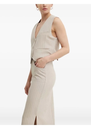 Gestuz JoelleGZ pinstripe vest - Neutrals