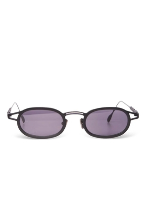 Capote ovale oval-frame sunglasses - Black