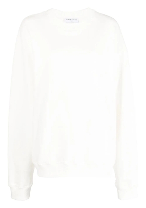 Ih Nom Uh Nit logo-print crew neck sweatshirt - White