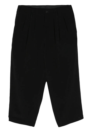 Yohji Yamamoto tailored tapered trousers - Black