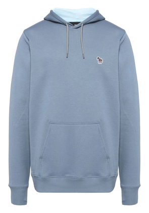 PS Paul Smith zebra logo organic cotton hoodie - Blue