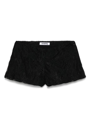 Vivetta lace shorts - Black