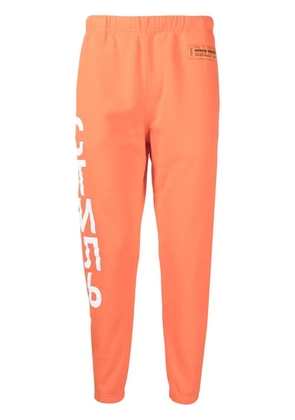 Heron Preston СТИЛЬ-logo cotton track pants - Orange