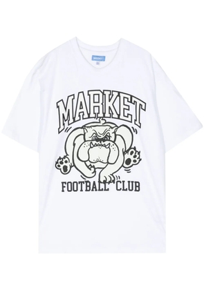 MARKET Offensive Line UV cotton T-shirt - White