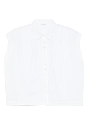 Transit buttoned sleeveless shirt - White