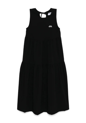 CHOCOOLATE logo-embroidered dress - Black