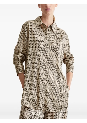 Marc O'Polo patterned button-up shirt - Neutrals