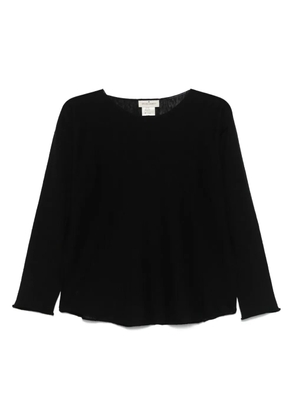 Bruno Manetti fine-knit top - Black