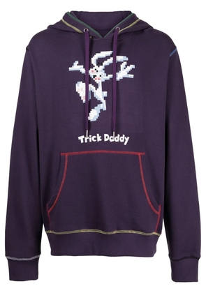 Mostly Heard Rarely Seen 8-Bit Trick Daddy graphic-print cotton hoodie - Purple