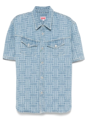 Kenzo weave denim shirt - Blue