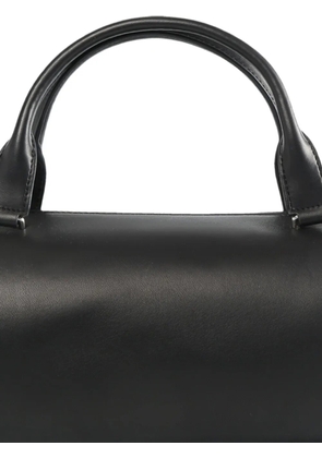 The Row cylindrical leather bag - Black
