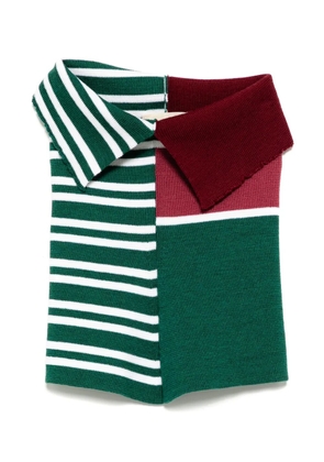 Stefan Cooke knitted snood scarf - Red