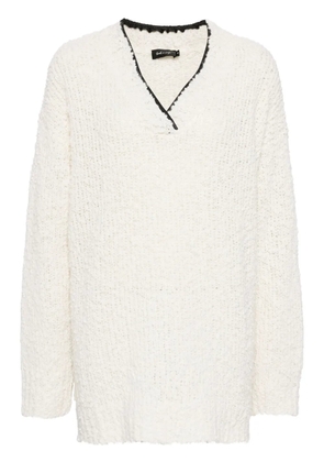 tout a coup V-neck jumper - Neutrals