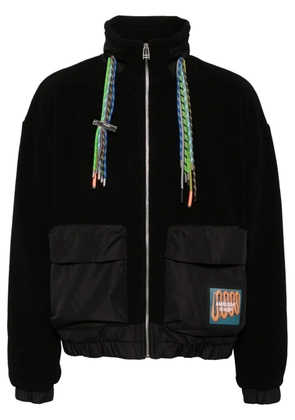 AMBUSH mock-neck fleece jacket - Black