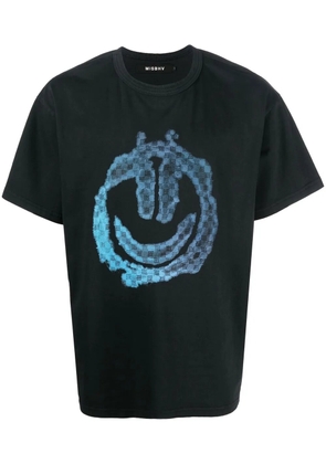 MISBHV monongram smiley-print T-shirt - Black