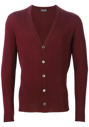 Drumohr v-neck cardigan - Red