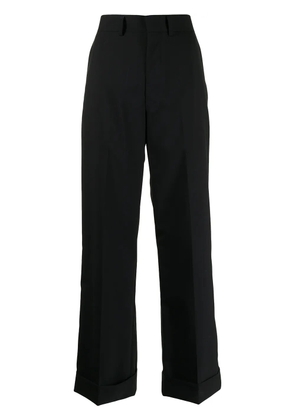 Junya Watanabe high-rise flared trousers - Black