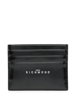John Richmond leather card holder - Black