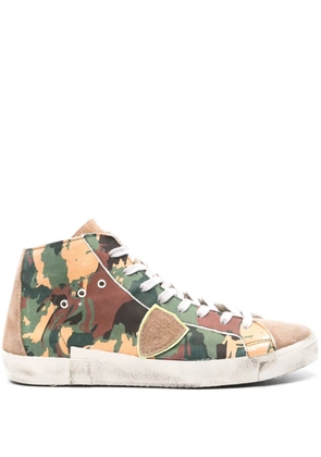 Philippe Model Paris PRSX hi-top sneakers - Green