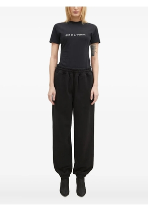 VETEMENTS slogan-print short-sleeve T-shirt - Black