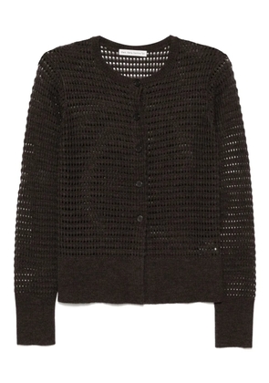 MARK KENLY DOMINO TAN Kessy Merino cardigan - Brown