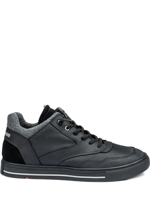 Lloyd Ellison textured leather sneakers - Black