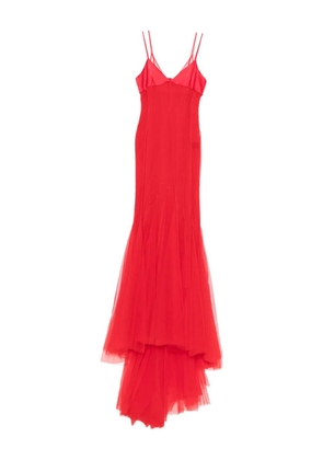 David Koma layered-tulle maxi dress