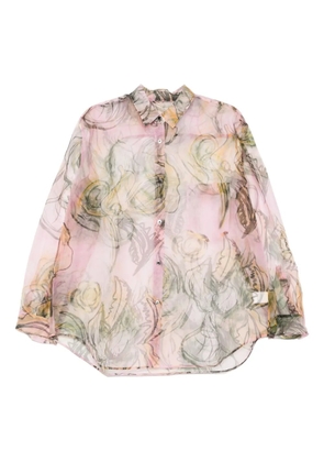 JNBY mixed plant shirt - Pink