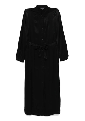 Armani Exchange belted midi dress - Black
