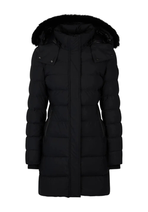 Moose Knuckles puffer fur-trimmed coat - Black