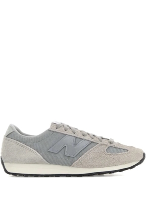 Junya Watanabe MAN logo-detail suede sneakers - Grey