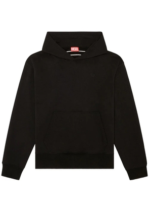 Diesel S-Macs-Megoval-D cotton hoodie - Black