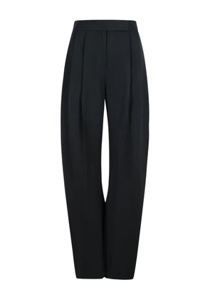 The Attico Gary pleated-front trousers - Black